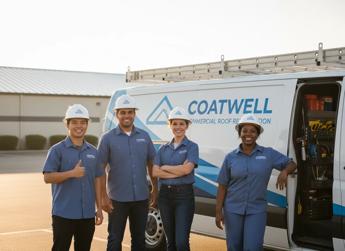 Commercial roof coating company in Burbank, OK